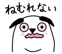 A negative dog and a cat sticker #2987133