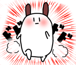 The rabbit which I keep in a house sticker #2987202