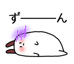 The rabbit which I keep in a house sticker #2987215