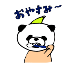 happy happy panda sticker #2987400