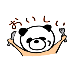 happy happy panda sticker #2987404