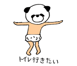 happy happy panda sticker #2987408
