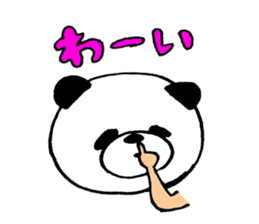 happy happy panda sticker #2987414