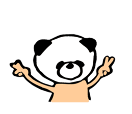 happy happy panda sticker #2987426