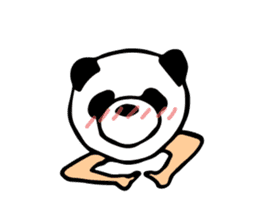 happy happy panda sticker #2987427