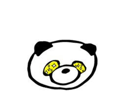 happy happy panda sticker #2987428