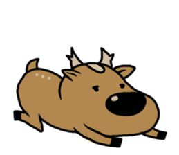 deer is freedom! 2 sticker #2987956