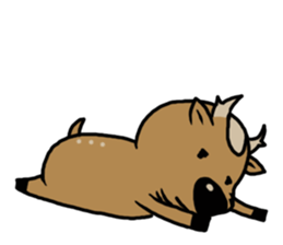 deer is freedom! 2 sticker #2987957