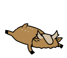 deer is freedom! 2 sticker #2987958