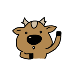 deer is freedom! 2 sticker #2987959