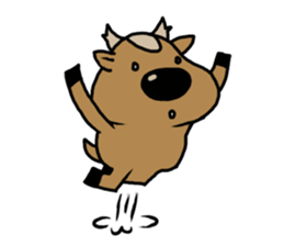 deer is freedom! 2 sticker #2987960