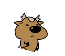 deer is freedom! 2 sticker #2987977