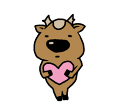 deer is freedom! 2 sticker #2987983