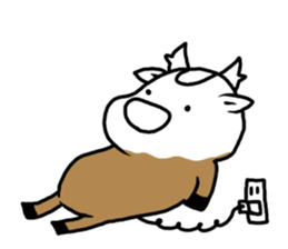 deer is freedom! 2 sticker #2987988