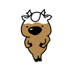 deer is freedom! 2 sticker #2987989