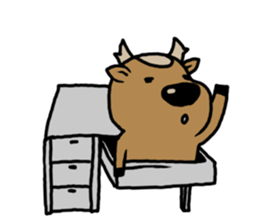 deer is freedom! 2 sticker #2987994