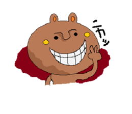 Pretty bear Kumakun sticker #2988279