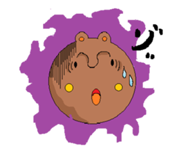 Pretty bear Kumakun sticker #2988281