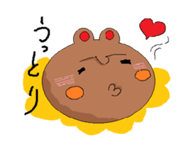 Pretty bear Kumakun sticker #2988285