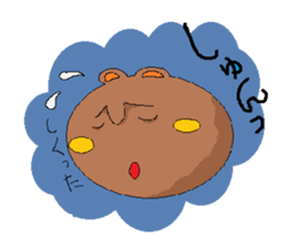 Pretty bear Kumakun sticker #2988286