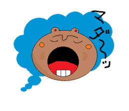 Pretty bear Kumakun sticker #2988302