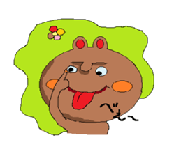 Pretty bear Kumakun sticker #2988309