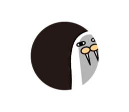 Bigwig Odobenus rosmarus sticker #2988434