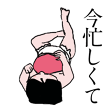 a diaper girl sticker #2988508