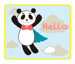Super Panda!!! sticker #2988555