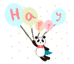 Super Panda!!! sticker #2988557