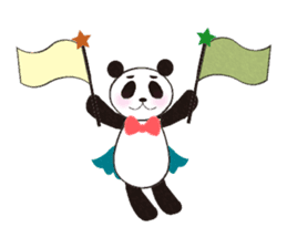 Super Panda!!! sticker #2988577