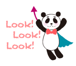 Super Panda!!! sticker #2988581