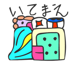 MAYA GLYPHS Japanese Kansai Words 3 sticker #2989365