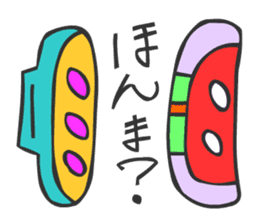 MAYA GLYPHS Japanese Kansai Words 3 sticker #2989372