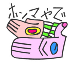 MAYA GLYPHS Japanese Kansai Words 3 sticker #2989387