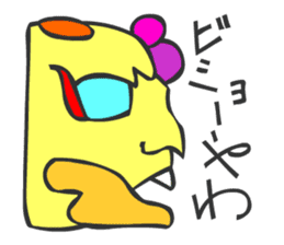 MAYA GLYPHS Japanese Kansai Words 3 sticker #2989389