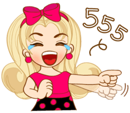 Shocking Pink Girl (TH) sticker #2990358