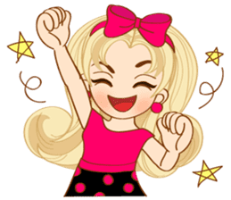 Shocking Pink Girl (TH) sticker #2990363