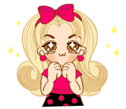 Shocking Pink Girl (TH) sticker #2990369