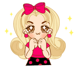 Shocking Pink Girl (TH) sticker #2990369