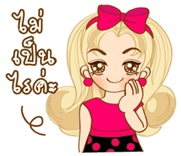 Shocking Pink Girl (TH) sticker #2990374