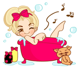 Shocking Pink Girl (TH) sticker #2990381