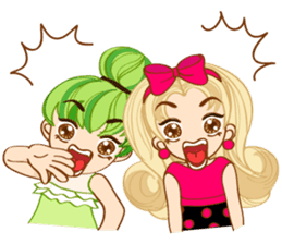 Shocking Pink Girl (TH) sticker #2990383