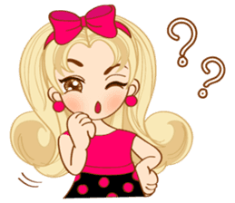 Shocking Pink Girl (TH) sticker #2990384