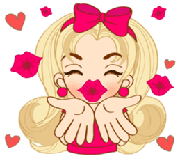 Shocking Pink Girl (TH) sticker #2990385