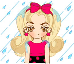 Shocking Pink Girl (TH) sticker #2990386