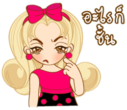 Shocking Pink Girl (TH) sticker #2990388