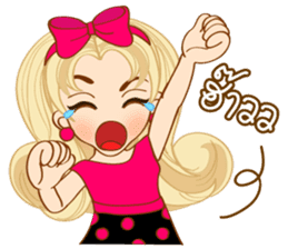 Shocking Pink Girl (TH) sticker #2990389