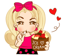 Shocking Pink Girl (TH) sticker #2990392