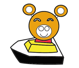 Bear Robot2 sticker #2991182